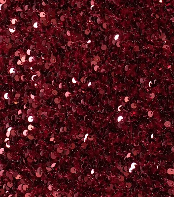 Red Sequin Velvet Fabric