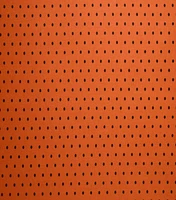 Halloween Black Dot On Orange Cotton Fabric