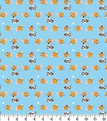 Tom Jerry Cute Mouse Cotton Fabric