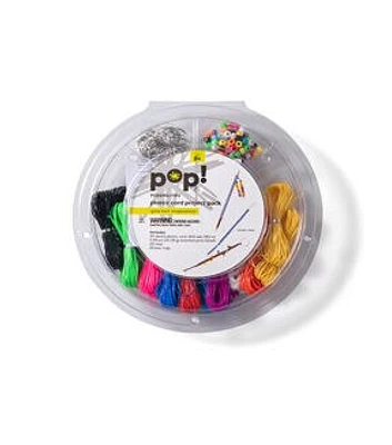 200yds Plastic Cording & Bead Variety Pack by POP!