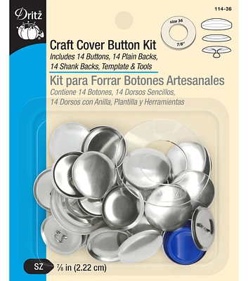 Dritz /8" Craft Cover Button Kit, Sets