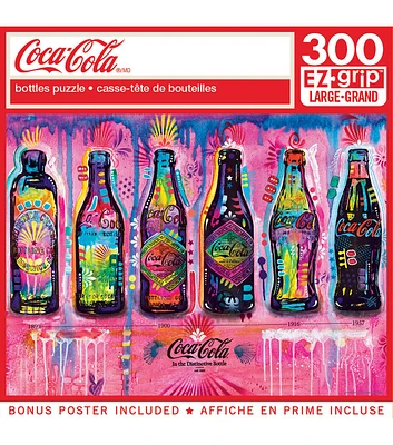 MasterPieces 18" x 24" Coca Cola Bottles Jigsaw Puzzle 300pc