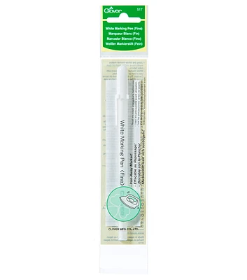 Clover Water Soluble Marker Fine Point White