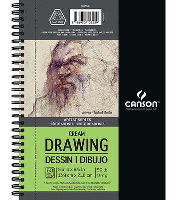 Canson Artist Series Drawing Pad 5.5in x 8.5in 60 Sheets/Pad