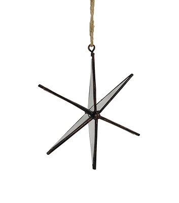 5" Christmas Metal Mirror Star Ornament by Place & Time