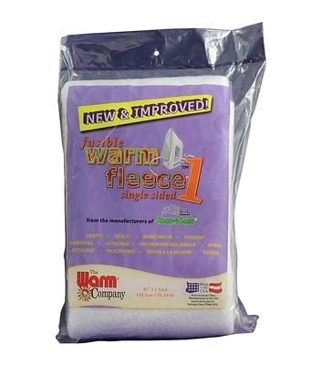 The Warm Company Polyester Fusible Warm Fleece 1 Batting