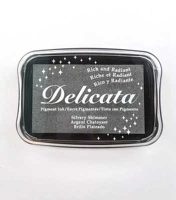 Tsukineko Silver Shimmer Delicata Ink Pad