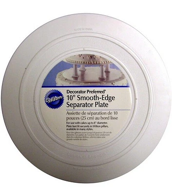 Wilton Smooth Edge Separator Plate 10''