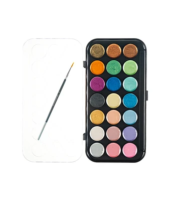 Art Alternatives Pearlescent Watercolor Pan Set 21pc