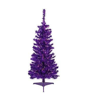 Northlight 4' Pre Lit Tinsel Christmas Tree