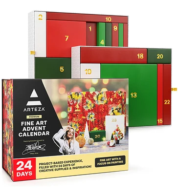 Arteza 24 Day 2024 Fine Christmas Advent Calendar