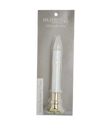 12" LED Flameless Taper Candle by Hudson 43