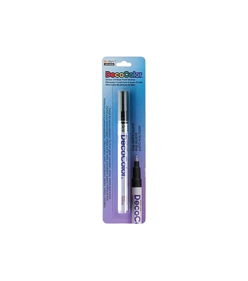 Marvy Uchida Black DecoColor Extra Fine Brilliant Paint Marker