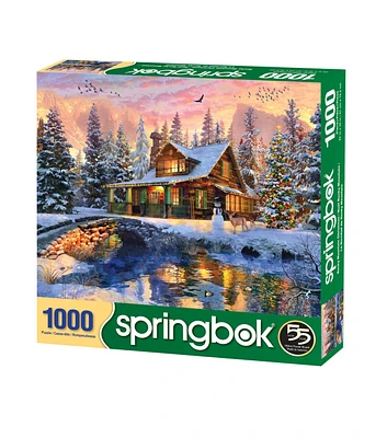 Springbok 1000pc Rocky Mountain Christmas Jigsaw Puzzle