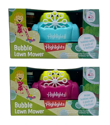 Highlights 1ct Summer Assorted Bubble Lawn Mower