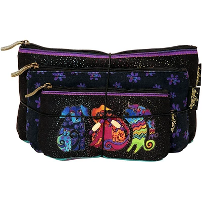 Laurel Burch Cosmetic Bag Set Of Three Dog & Doggies