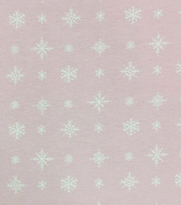 18850446 2 PINK SNOWFLAKES