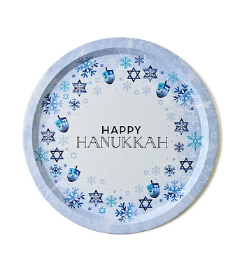 13" Happy Hanukkah Cookie Tray by Place & Time