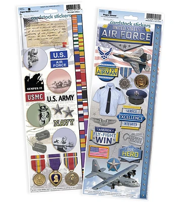 Paper House US Air Force Cardstock Sticker 2pk