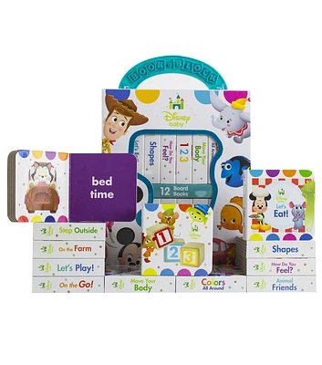 Pi Kids 3" Disney Baby My First Library Board Books 12ct