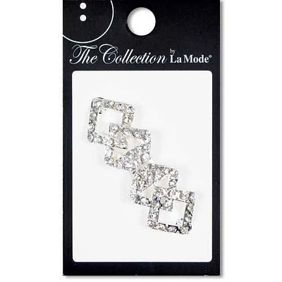 La Mode Clear Rhinestone Buckle