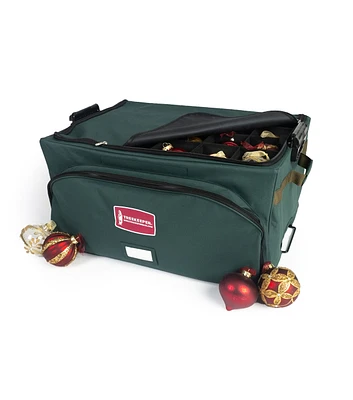 Treekeeper Three Tray 72 Ornament Storage Bag With Front Pocket