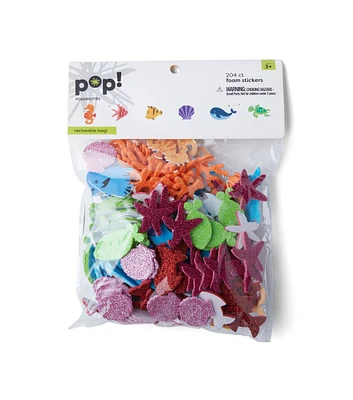 POP! Possibilities 204 pk Foam Stickers - Sea Life