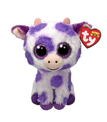 Ty Inc 17" Purple Ethel Cow Plush Toy