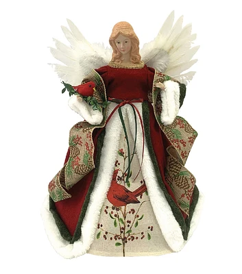 Santa's Workshop 16" Cardinal Angel Tree Topper