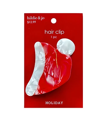 2.5" Christmas Santa Hat Hair Claw Clip by hildie & jo