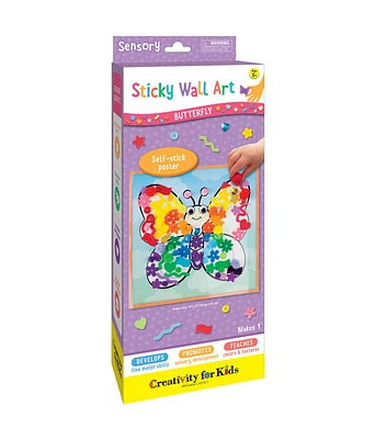 Faber-Castell 13" Sensory Craft Butterfly Sticky Wall Art