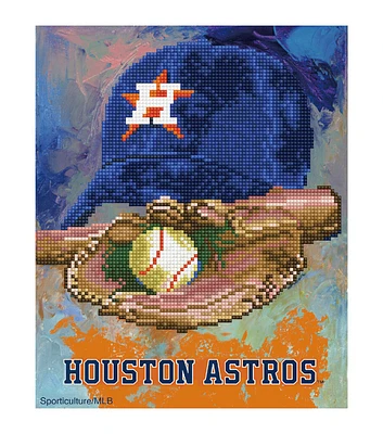 Sporticulture 13" x 15" MLB Houston Astros Diamond Painting Kit