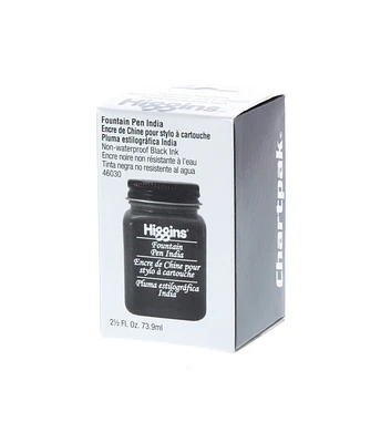 Higgins Fountain Pen India Ink 2.5oz Bottle