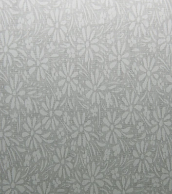 Flower Patch on White Quilt Cotton Fabric by Keepsake Calico