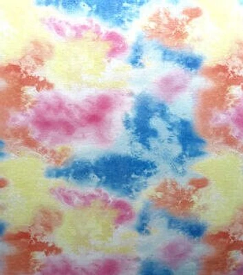 Tie Dye Double Brush French Terry Fabric by POP!