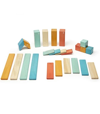 Tegu 24ct Sunset Magnetic Wood Blocks Set