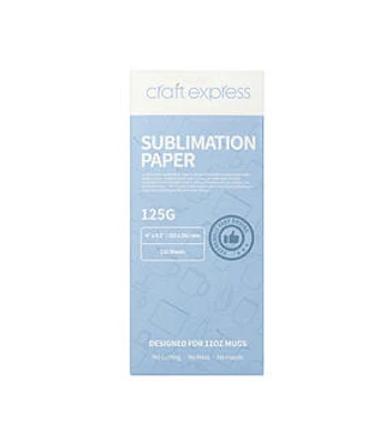 Craft Express 4” x 9.5” Sublimation Paper 110 Sheets