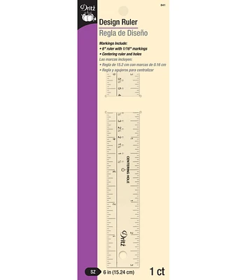 Dritz 6" Design Ruler