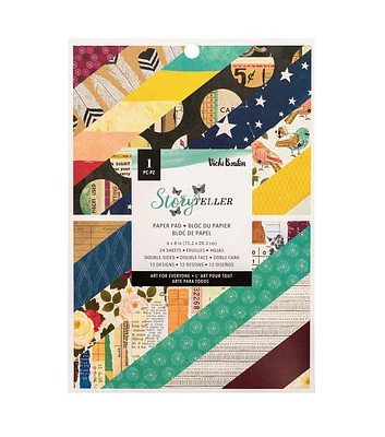 American Crafts 24 Sheet 6" x 8" Story Teller Paper Pack