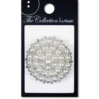 La Mode Pearl Cluster Shank Button