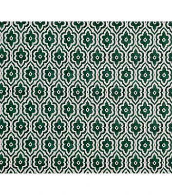 Green Ikat Print Super Snuggle Flannel Fabric