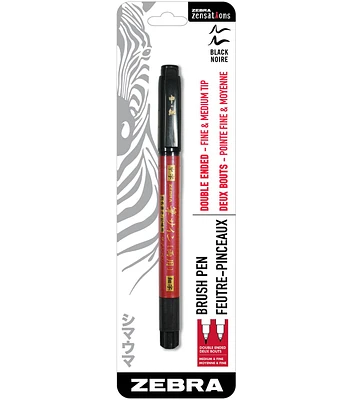 Zebra Double Ended Brush Pen