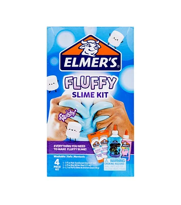 Elmer's 4ct Fluffly Slime Kit