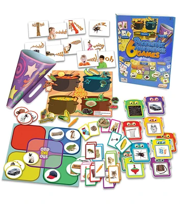 Junior Learning 6 Phonemic Awareness Games 55ct