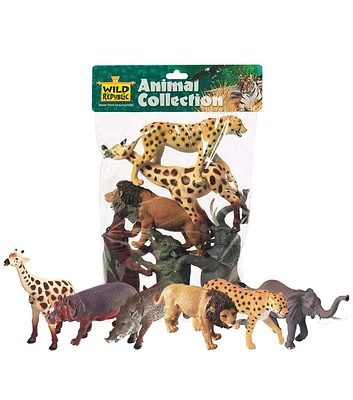 Wild Republic 6ct Polybag African Animal Figurines