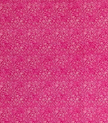 Floral Leaf Gradient on Pink Cotton Fabric by Keepsake Calico