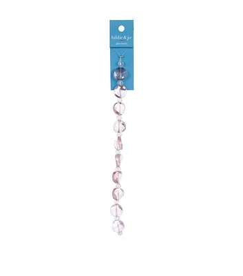 7.5" Light Pink Glass Bead Strand by hildie & jo