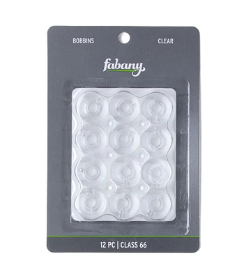 12ct Class 66 Clear Bobbins by Fabany