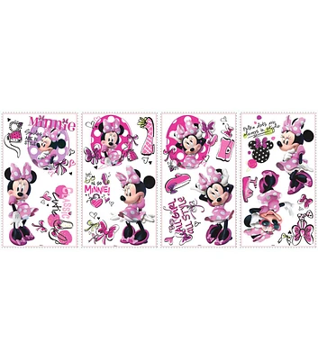 RoomMates Peel & Stick Wall Decals Minnie Fashionista