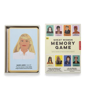 Kikkerland Great Women Memory Game